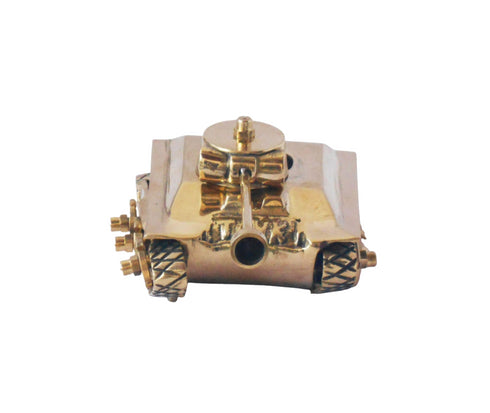Brass Tank Miniature For Children Playing 0.3Kg